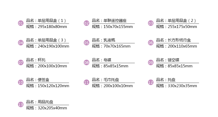 13件套装的实拍图