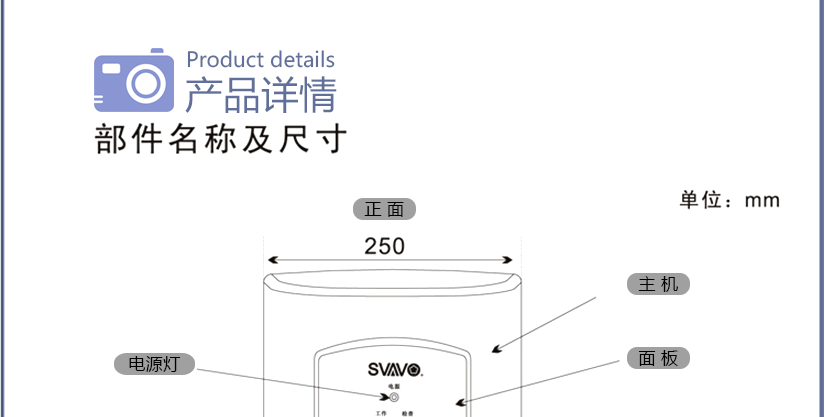 正面部件名称